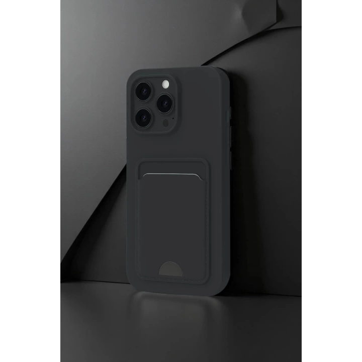 BFS  iPhone 16 Plus Kılıf Kelvin Kartvizitli Silikon - Lila
