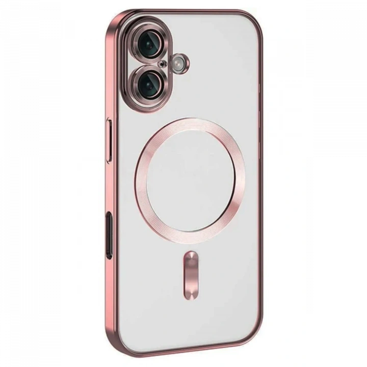 BFS  iPhone 16 Plus Kılıf Kross Magneticsafe Kapak - Pembe