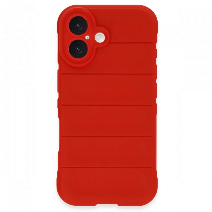 BFS  iPhone 16 Plus Kılıf Optimum Silikon - Kırmızı