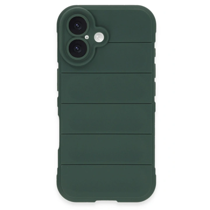 BFS  iPhone 16 Plus Kılıf Optimum Silikon - Koyu Yeşil