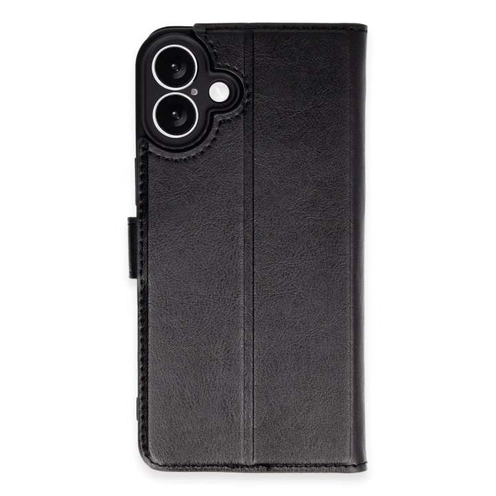 BFS  iPhone 16 Plus Kılıf Trend S Plus Kapaklı Kılıf - Siyah