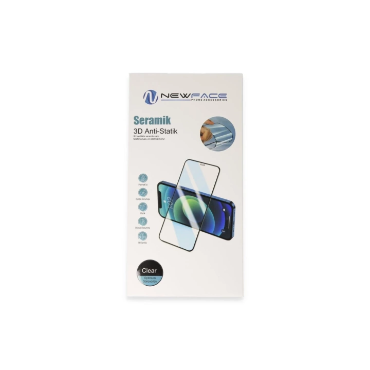 BFS  iPhone 16 Pro 3D Antistatik Seramik Nano Ekran Koruyucu