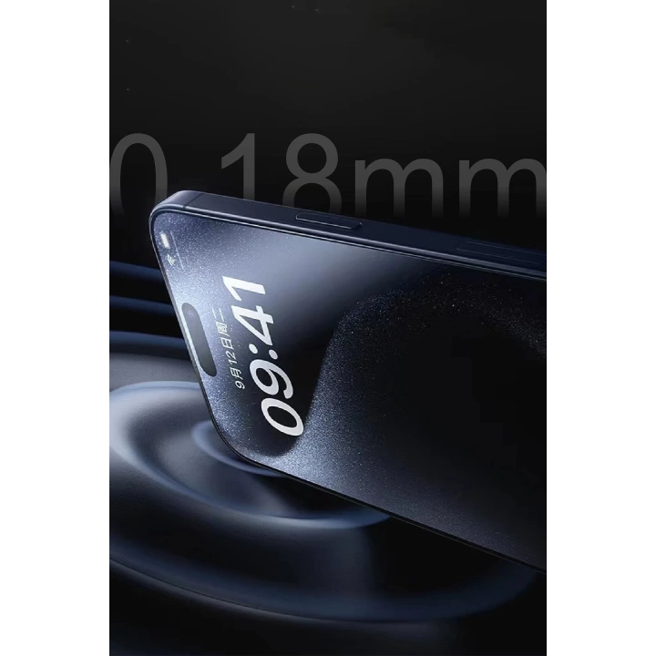 BFS  iPhone 16 Pro Bilvis 0.18mm Plus Cam Ekran Koruyucu