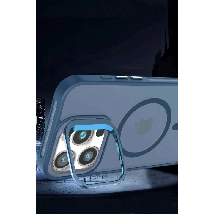 BFS  iPhone 16 Pro Flet Lens Magsafe Kapak - Gri