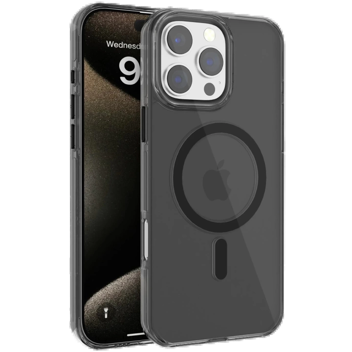 BFS  iPhone 16 Pro Gleam PC Sert Magsafe Kılıf - Siyah