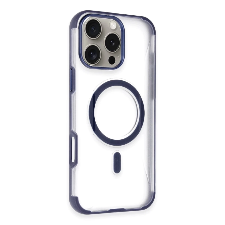 BFS  iPhone 16 Pro Hilton Magsafe Kapak - Lacivert