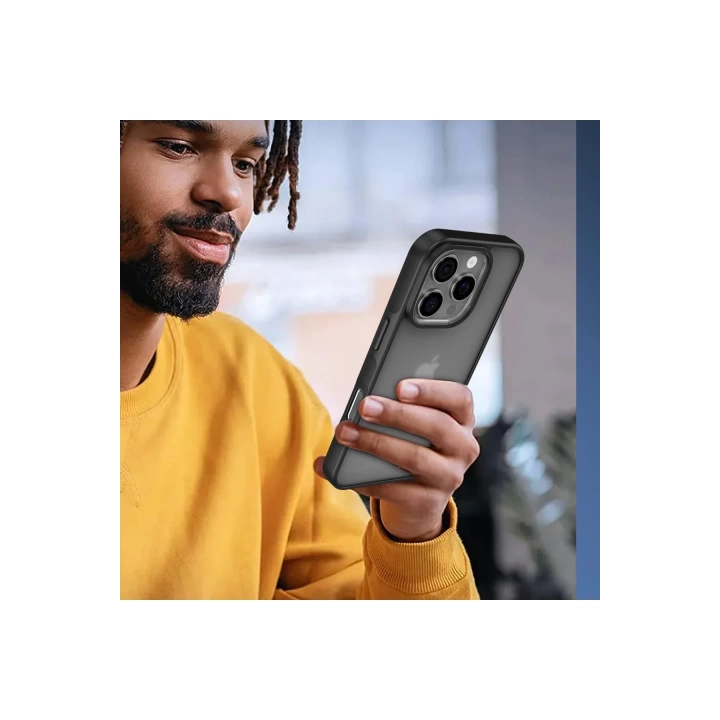 BFS  iPhone 16 Pro Kılıf Elegant Kapak - Lacivert