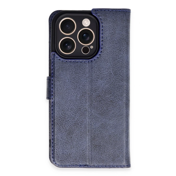 BFS  iPhone 16 Pro Kılıf Trend S Plus Kapaklı Kılıf - Lacivert