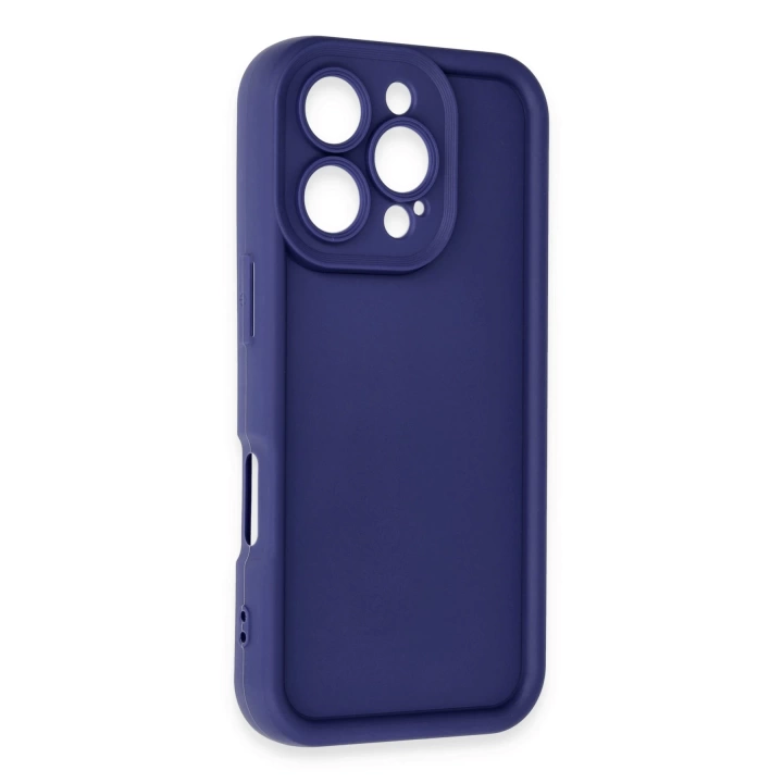 BFS  iPhone 16 Pro Kılıf Viera Silikon - Lacivert