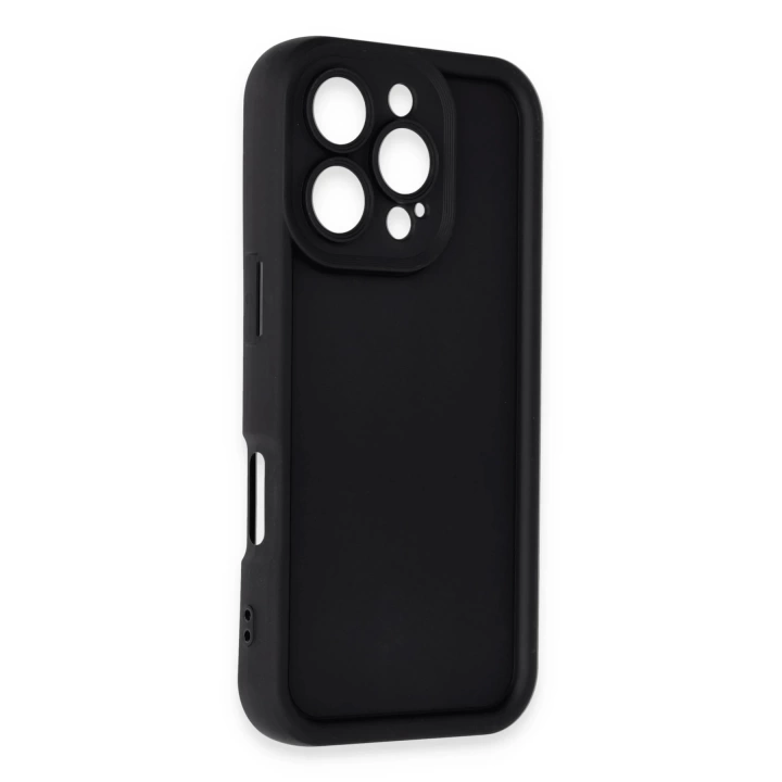 BFS  iPhone 16 Pro Kılıf Viera Silikon - Siyah