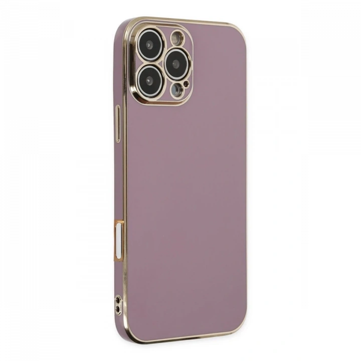 BFS  iPhone 16 Pro Kılıf Volet Silikon - Mor