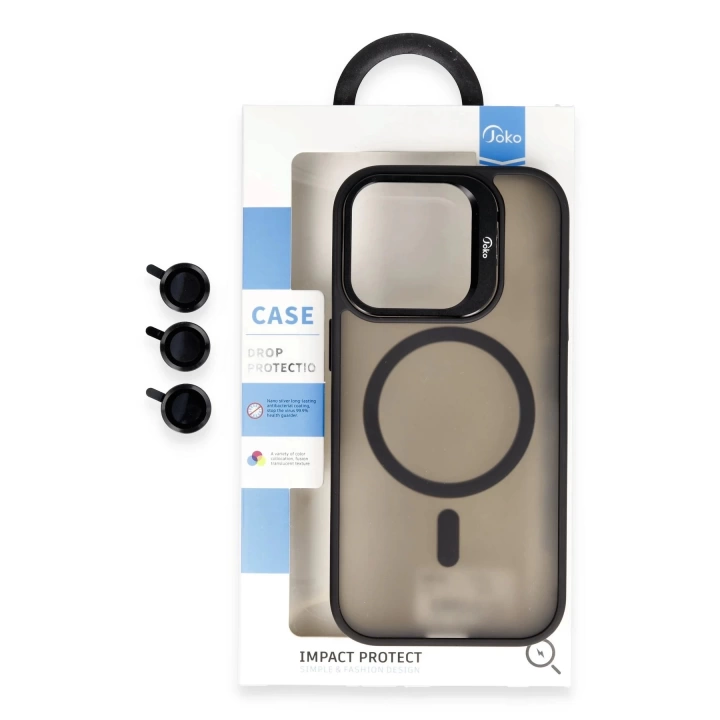 BFS  iPhone 16 Pro Max Flet Lens Magsafe Kapak - Turuncu