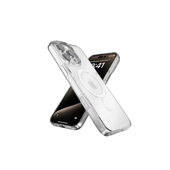 BFS  iPhone 16 Pro Max Gleam PC Sert Magsafe Kılıf - Şeffaf