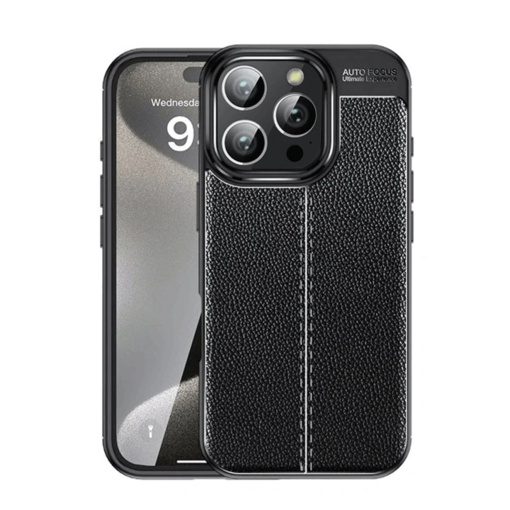 BFS  iPhone 16 Pro Max Kılıf Auto Focus Kapak - Siyah