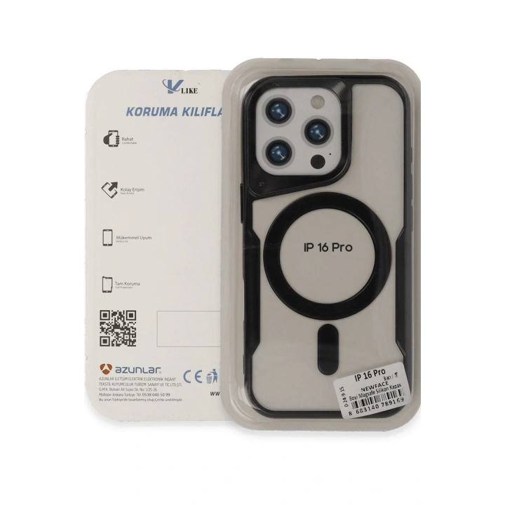 BFS  iPhone 16 Pro Max Kılıf Boyi Magsafe Silikon Kapak - Derin Mor