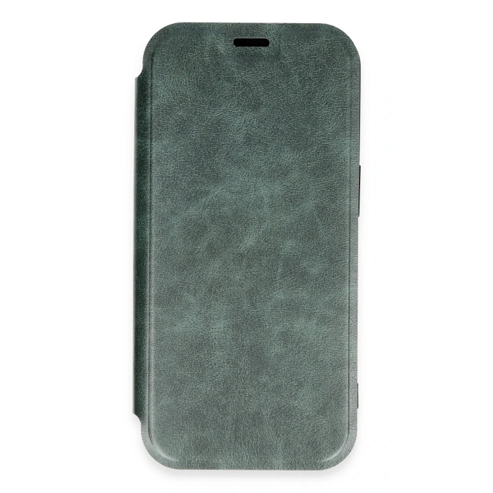 BFS  iPhone 16 Pro Max Kılıf Flip Cover - Koyu Yeşil