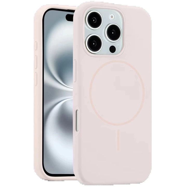 BFS iPhone 16 Pro Max Kılıf Jully Magsafe Kapak - Pembe