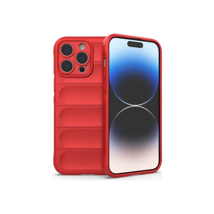 BFS  iPhone 16 Pro Max Kılıf Optimum Silikon - Kırmızı
