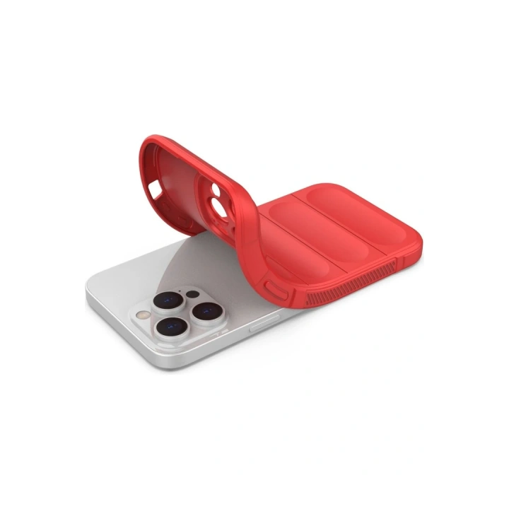 BFS  iPhone 16 Pro Max Kılıf Optimum Silikon - Kırmızı