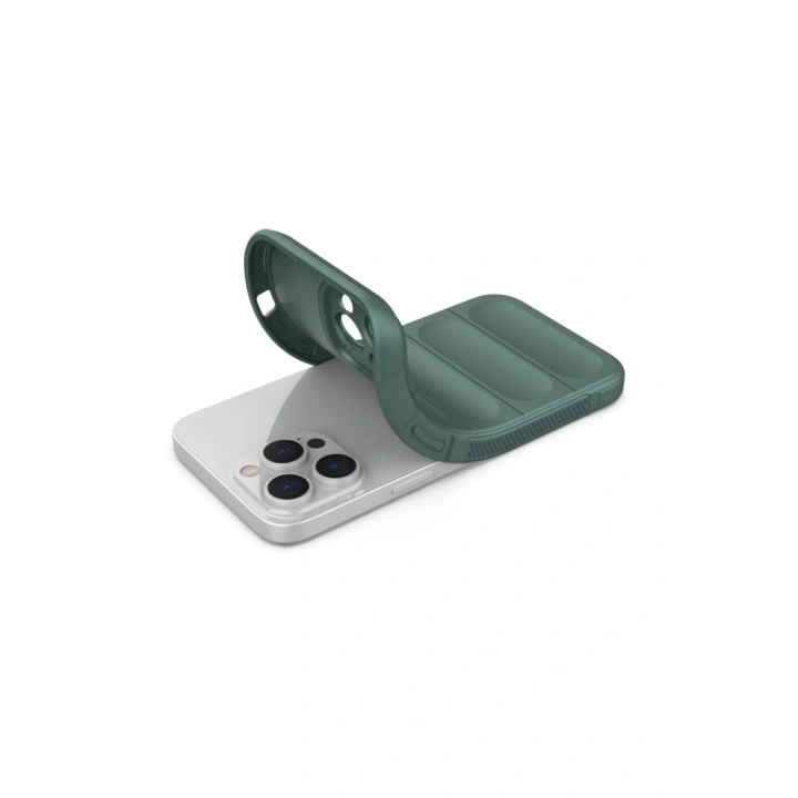 BFS  iPhone 16 Pro Max Kılıf Optimum Silikon - Koyu Yeşil