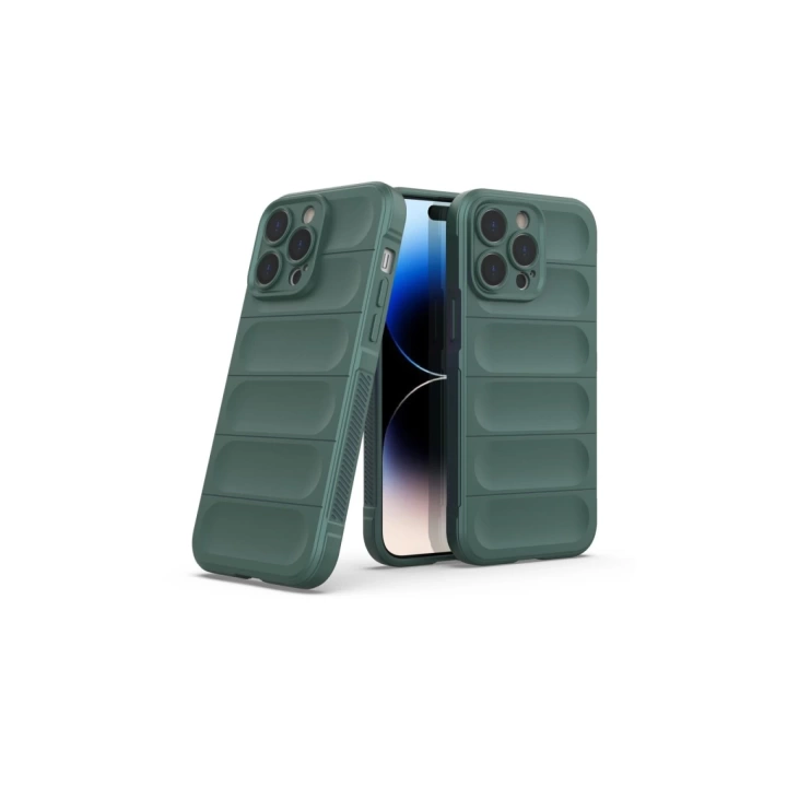 BFS  iPhone 16 Pro Max Kılıf Optimum Silikon - Koyu Yeşil
