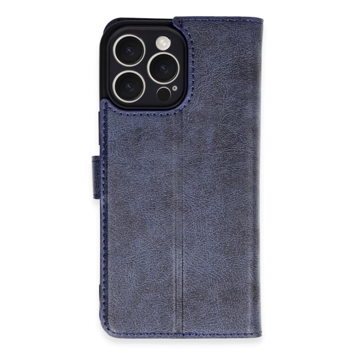 BFS  iPhone 16 Pro Max Kılıf Trend S Plus Kapaklı Kılıf - Lacivert