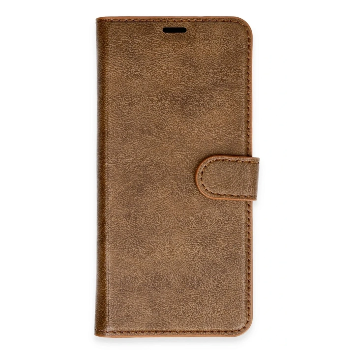 BFS  iPhone 16 Pro Max Kılıf Trend S Plus Kapaklı Kılıf - Taba