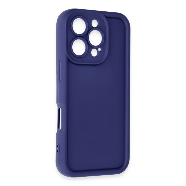 BFS  iPhone 16 Pro Max Kılıf Viera Silikon - Lacivert