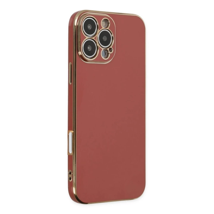 BFS  iPhone 16 Pro Max Kılıf Volet Silikon - Kırmızı