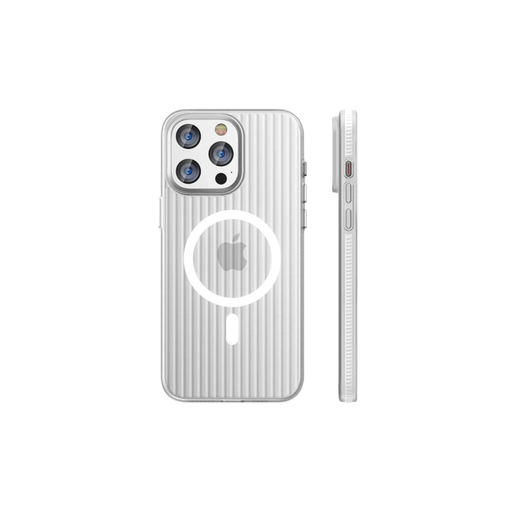 BFS  iPhone 16 Pro Max Line Magsafe Kapak - Beyaz
