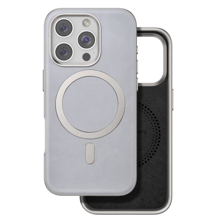 BFS  iPhone 16 Pro Max Puskas Magsafe Kapak - Titan Gri
