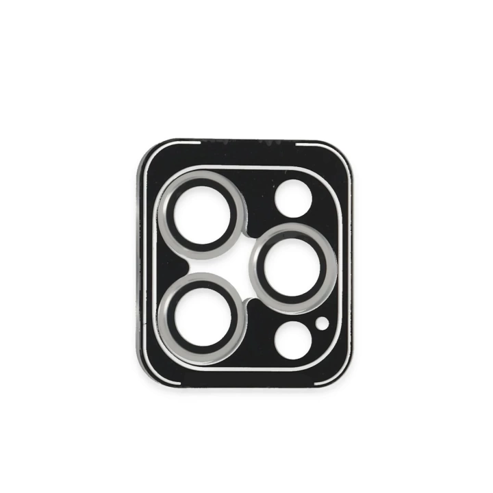 BFS  iPhone 16 Pro Max PVD Metal Kamera Lens - Gümüş