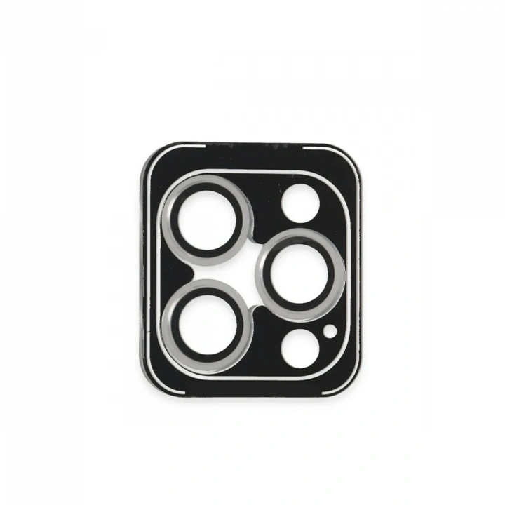 BFS  iPhone 16 Pro Max PVD Metal Kamera Lens - Gümüş