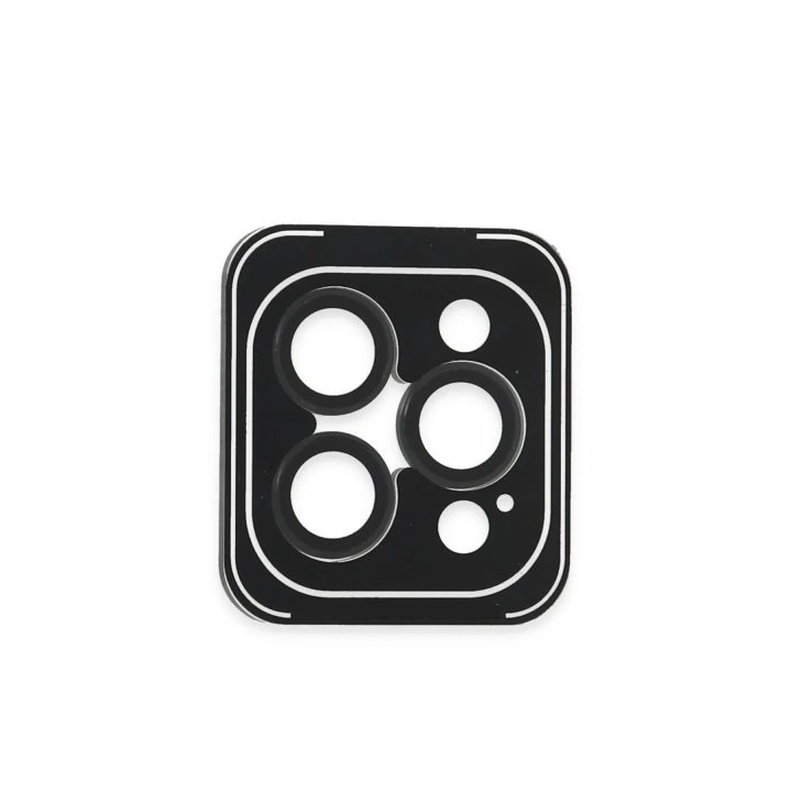 BFS  iPhone 16 Pro Max PVD Metal Kamera Lens - Siyah