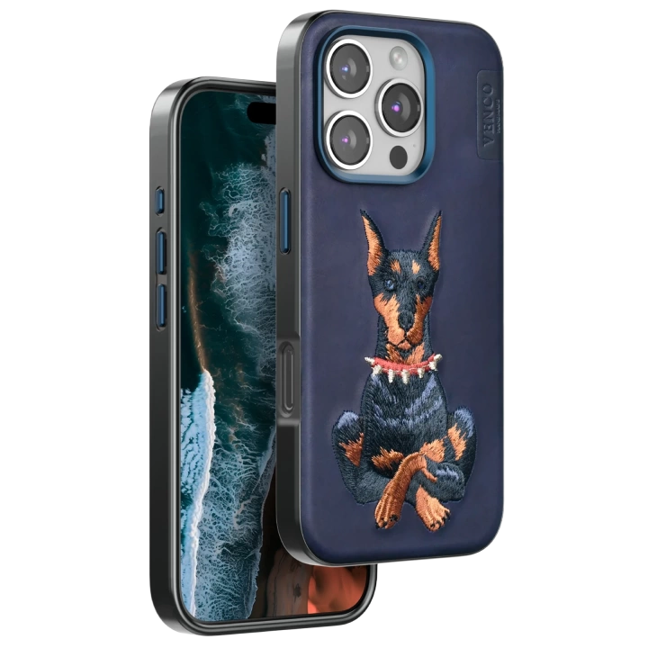 BFS  iPhone 16 Pro Perma Desenli Kapak - Lacivert
