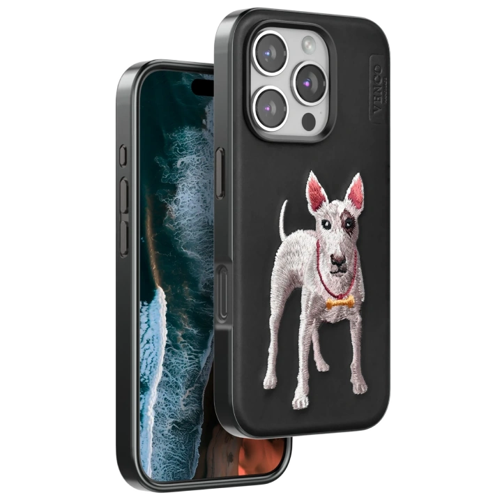 BFS  iPhone 16 Pro Perma Desenli Kapak - Siyah