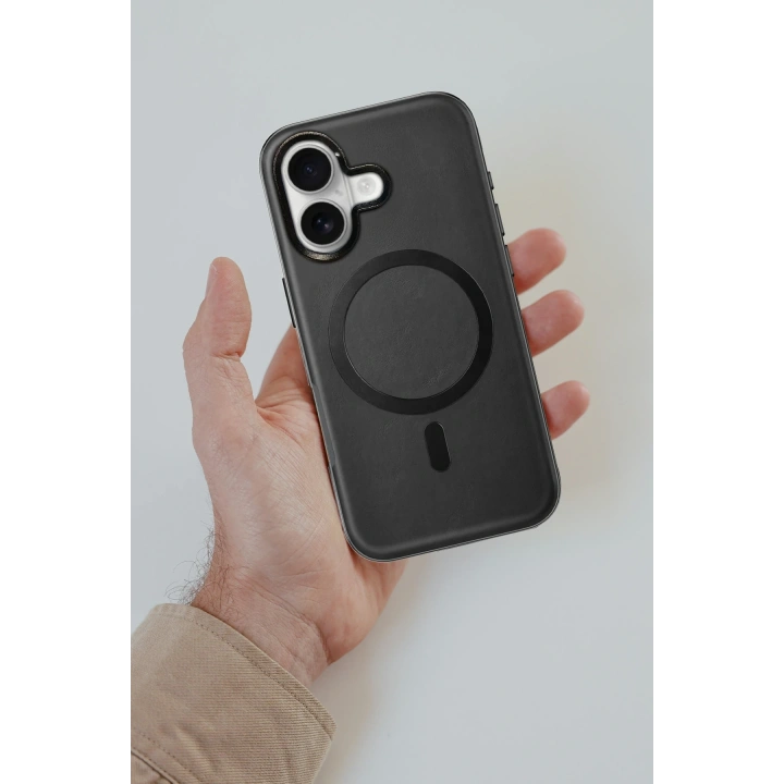 BFS  iPhone 16 Puskas Magsafe Kapak - Siyah