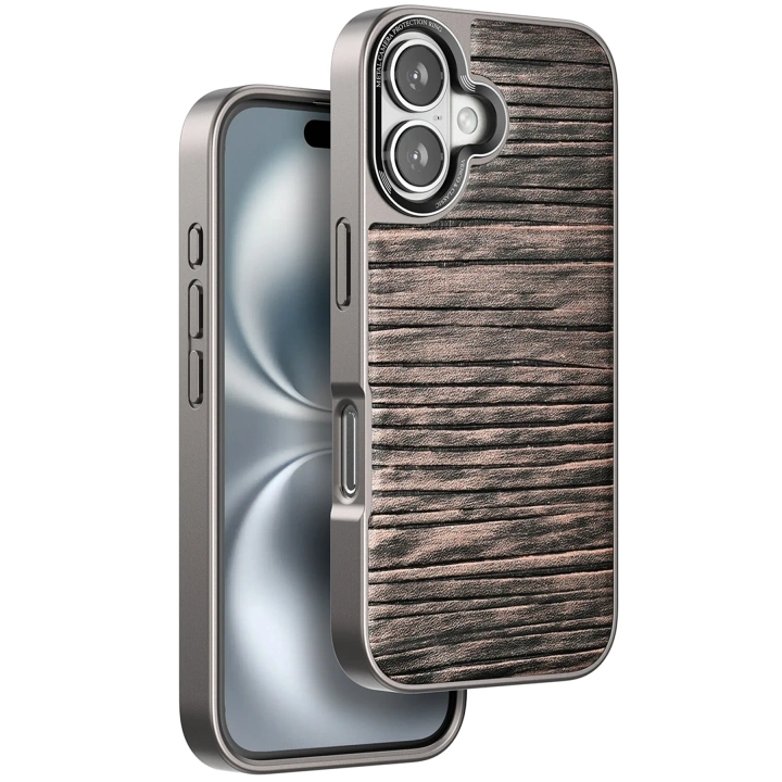 BFS  iPhone 16 Wave Kapak - Kahverengi