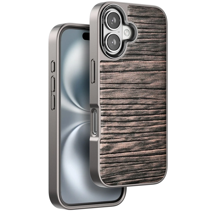 BFS  iPhone 16 Wave Kapak - Kahverengi