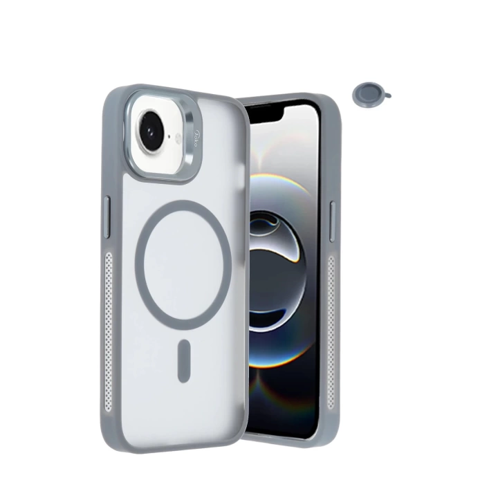 BFS  iPhone 16E Flet Lens Magsafe Kapak - Gri