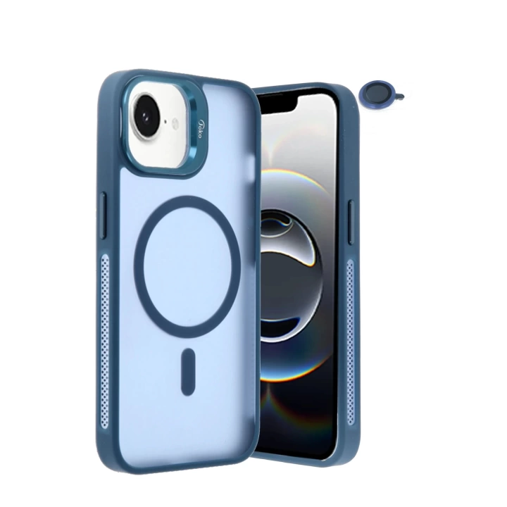 BFS  iPhone 16E Flet Lens Magsafe Kapak - Lacivert