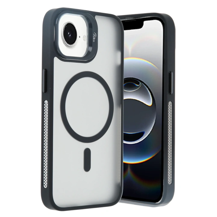 BFS  iPhone 16E Flet Lens Magsafe Kapak - Siyah