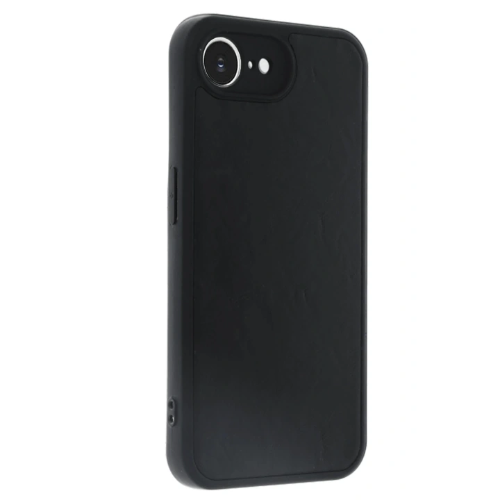 BFS  iPhone 16E Kılıf Aras Deri Kapak - Siyah