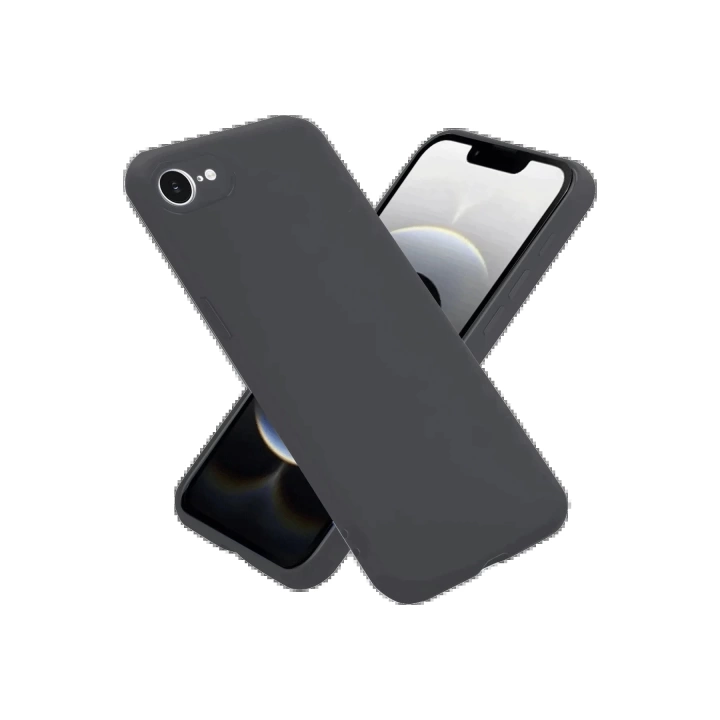 BFS  iPhone 16E Kılıf First Silikon - Gri