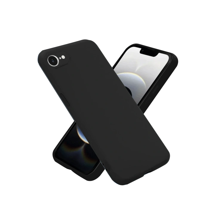 BFS  iPhone 16E Kılıf First Silikon - Siyah