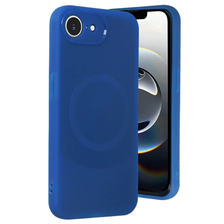 BFS  iPhone 16E Kılıf Maya Karbon Kapak - Lacivert