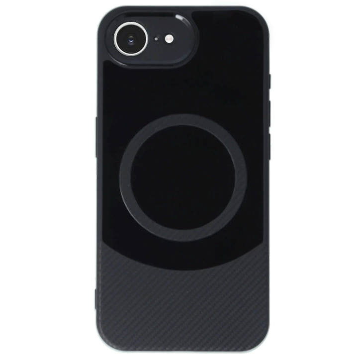 BFS  iPhone 16E Kılıf Maya Karbon Kapak - Siyah