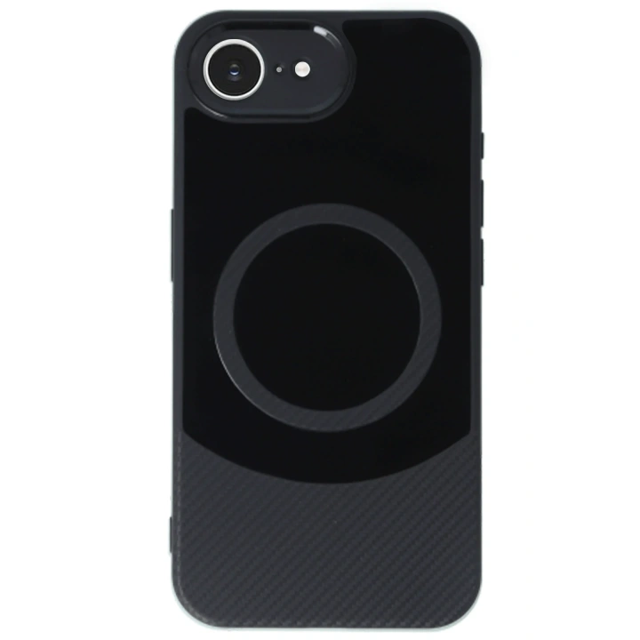 BFS  iPhone 16E Kılıf Maya Karbon Kapak - Siyah