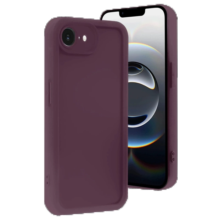 BFS  iPhone 16E Kılıf Viera Silikon - Mürdüm