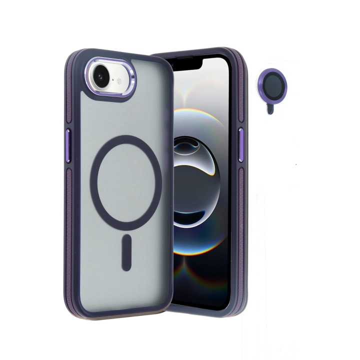 BFS  iPhone 16E Winner Magsafe Kapak - Derin Mor